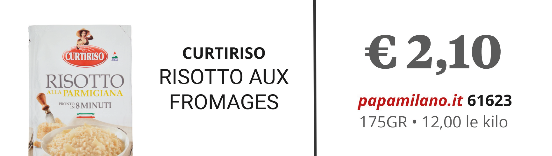 CURTIRISO RISOTTO AUX FROMAGES